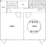 南森町のオフィスビルです。(間取)